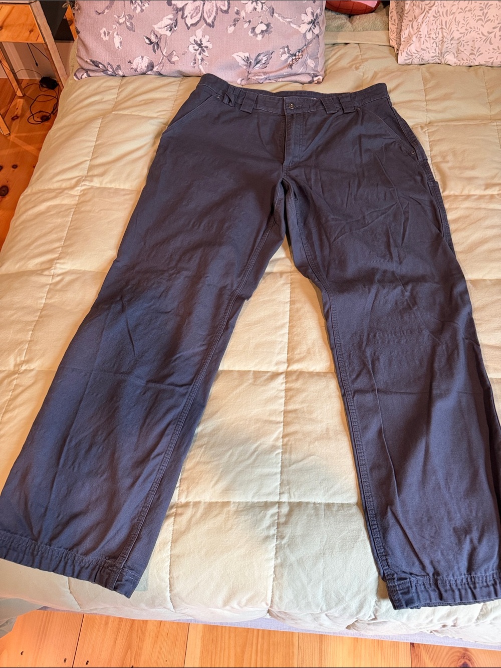 Men's Dark Gray Work Pants